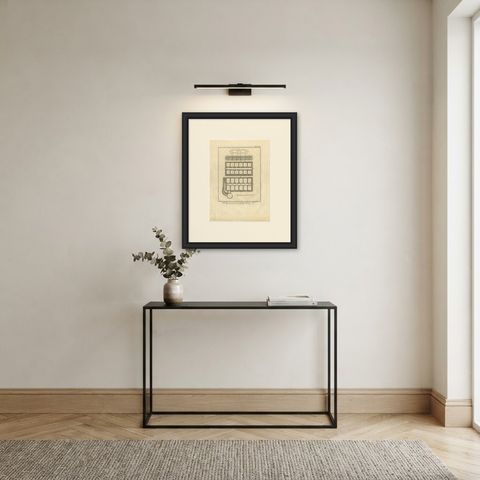 The Egyptian Egg Hatching Oven, Antique Niebuhr Engraving, 1776, shown framed in a room