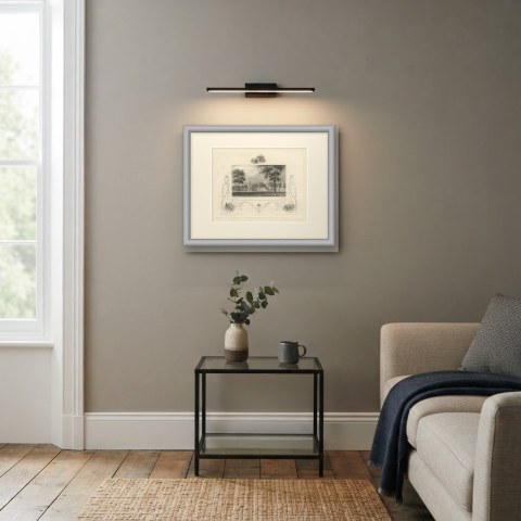 New Haven Green toward Yale College, Connecticut, Roger Williams, circa 1850, shown framed in a room