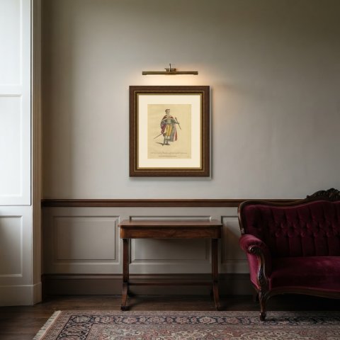 Count of Flanders and Protector of the Dutch in 1582, Jefferys, 1757, shown framed in a room