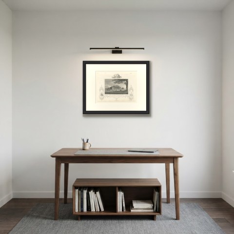 Deaf and Dumb Asylum, Philadelphia, with Floating Church Vignette, circa 1850, shown framed in a room