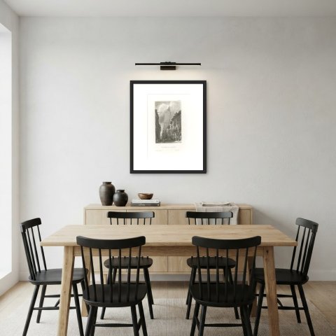 The Leaning Tower of Zaragoza, Antique Spanish Street View, circa 1850, shown framed in a room