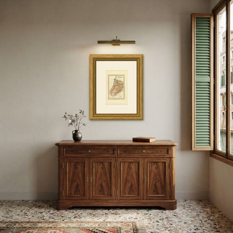 Hand-Colored Antique Map of the Tribe of Dan, James Wyld, 1823, shown framed in a room