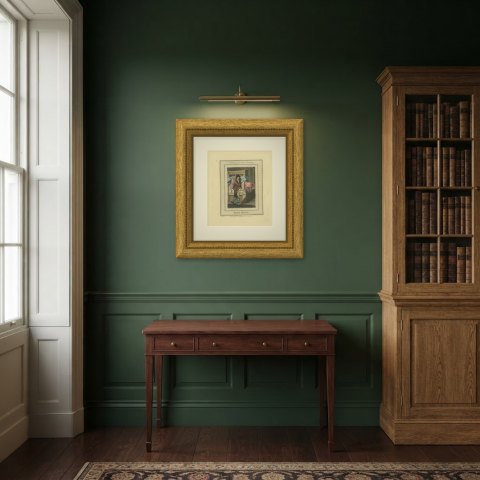 Band Boxes, Tabart's Juvenile Library, Cries of London, 1804, shown framed in a room