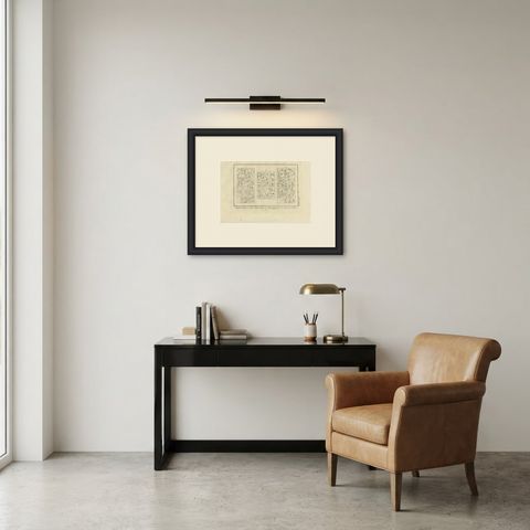Three Blocks of Hieroglyphs from Small Alabaster Pots, Niebuhr, 1776, shown framed in a room