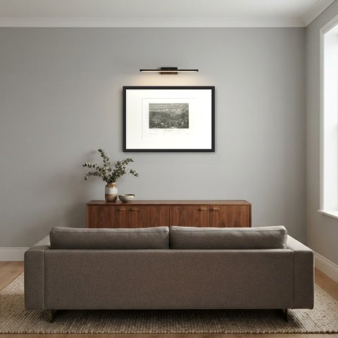 Antique View of the Ruins of Selah, Petra, Arabia, Steel Engraving, circa 1850, shown framed in a room
