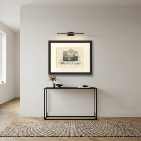 Lake George, New York, Fort William Henry and Ticonderoga Vignettes, circa 1850, shown framed in a room