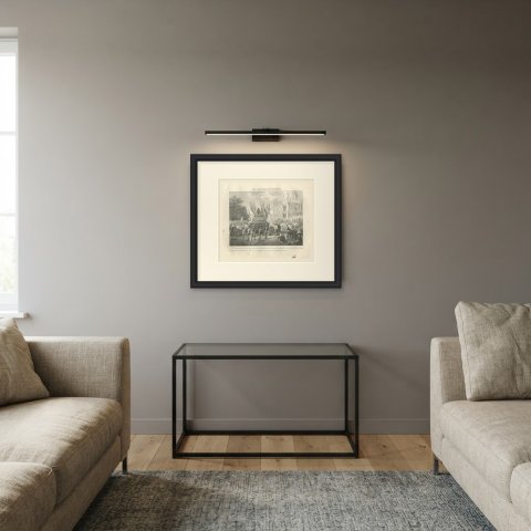 The Ashes of Turenne Borne to the Invalides, Antique Madou Lithograph, 1827, shown framed in a room