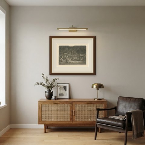 House in Oonalashka, Captain Cook Voyage, after Webber, Engraving, circa 1820, shown framed in a room