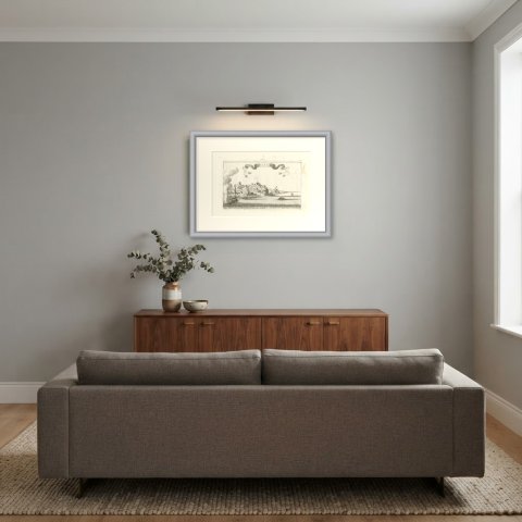 Milazzo (Melazzo), Sicily, Siege of 1718, Antique Engraving, circa 1720, shown framed in a room