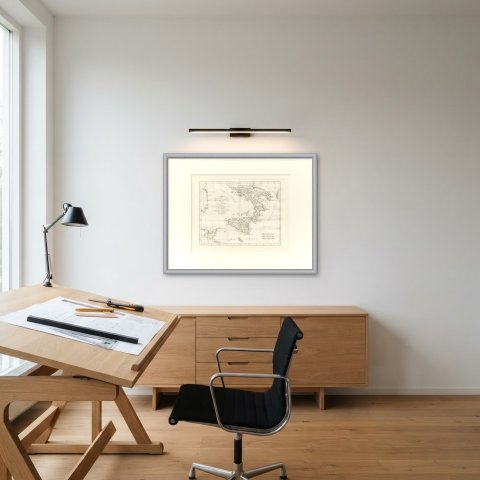 Magna Graecia and Sicily, Greek Colonies Map after d'Anville, 1818, shown framed in a room
