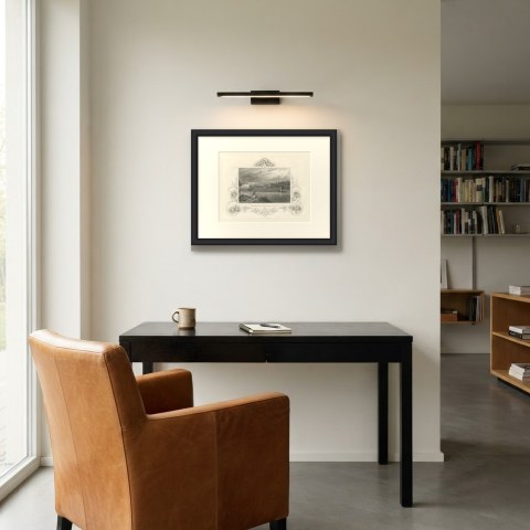 Upper Ferry Bridge, Fairmount, Philadelphia, William Penn Emblem, circa 1850, shown framed in a room